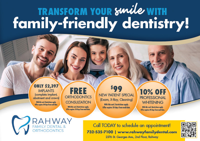 Rahway Family Dental   Orthodontics | Ceramic Crowns, Implant Dentistry and Oral Cancer Screening